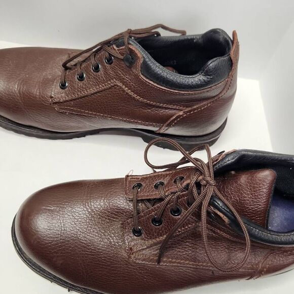 P.W. Minor Mens Chesnut Brown Leather Lace Up Ankle Work Boot Shoes Size 9.5 main image 8